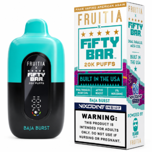 Baja Burst – Fruitia Nixodine | 20K Puffs