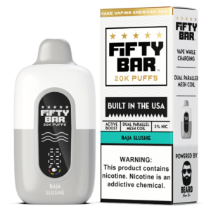 Baja Mango – Fifty Bar White Series | 20K Puffs