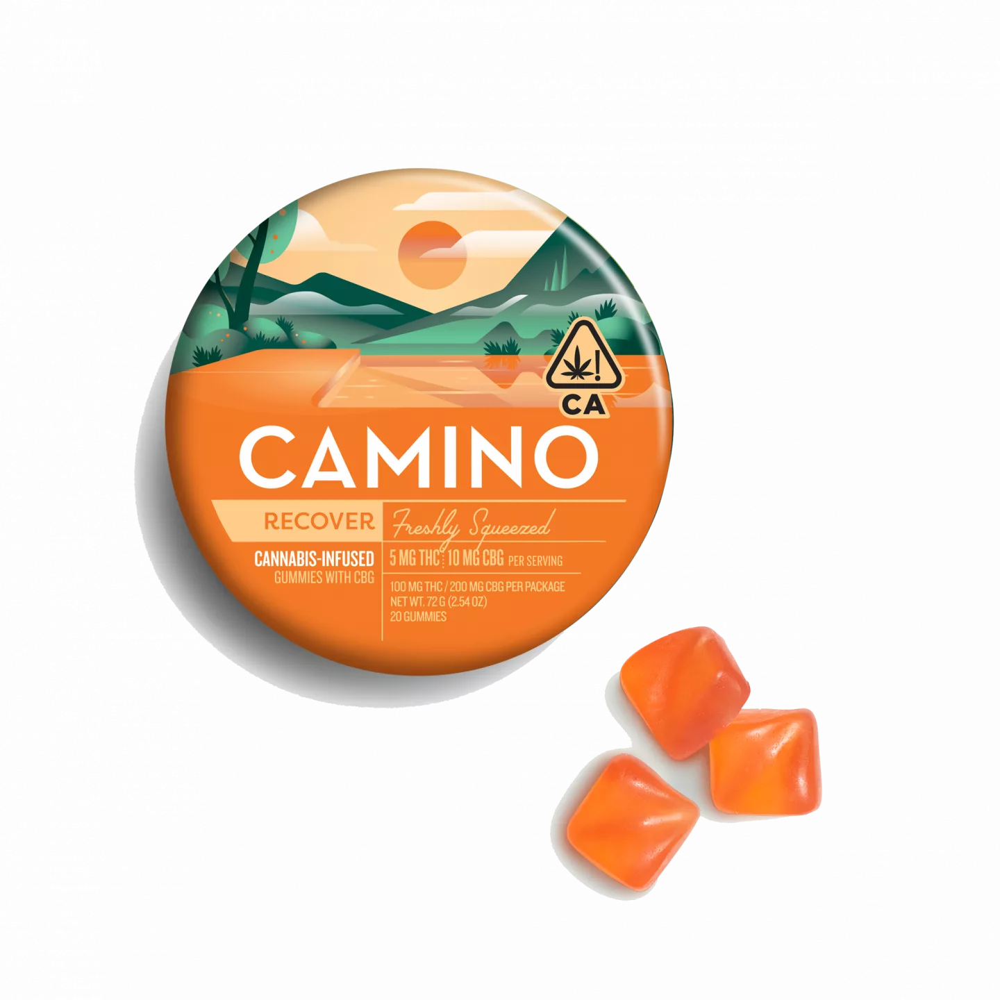 Camino Freshly Squeezed CBG Recover Gummies Camino Freshly Squeezed CBG Recover Gummies