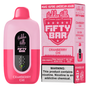 Cranberry Chi – Fifty Bar X Hidden Hills | 20K Puffs