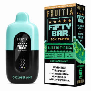 Cucumber Mint – Fifty Bar X Fruitia | 20K Puffs