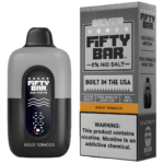 Gold Tobacco – Fifty Bar Silver Series | 20K Puffs