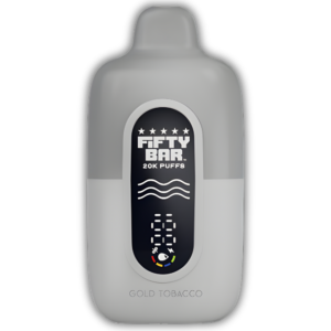Gold Tobacco – Fifty Bar Silver Series | 20K Puffs