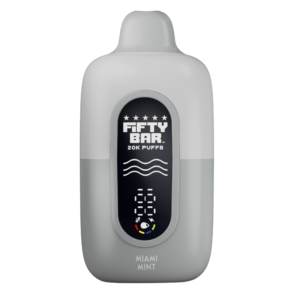 Miami Mint – Fifty Bar White Series | 20K Puffs