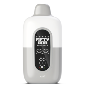 Mint – Fifty Bar White Series | 20K Puffs