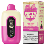 Pink Sour Straws – Fifty Bar X Hidden Hills | 20K Puffs