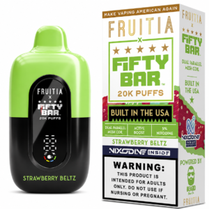 Strawberry Beltz – Fruitia Nixodine | 20K Puffs