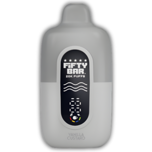 Vanilla Custard – Fifty Bar Silver Series | 20K Puffs